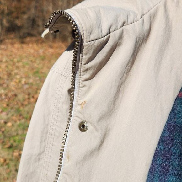 L.L. Bean Men’s XXL Beige Parka Jacket Hooded Flannel Lined Outdoor Workwear - Picture 13 of 16